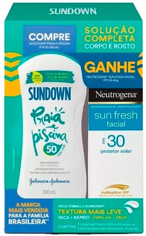 PROMOPACK SUNDOWN FPS 50 + FACIAL NEUTROGENA FPS 30