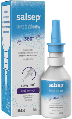 SALSEP 360 SOLUÇÃO NASAL SPRAY 50 ML